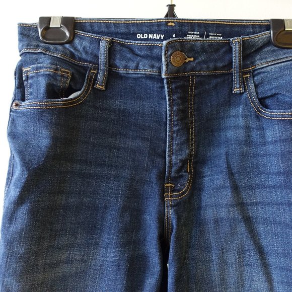 High-Waisted Rockstar high rise Super-Skinny Jeans Petite 6P P6 6 - Picture 9 of 14